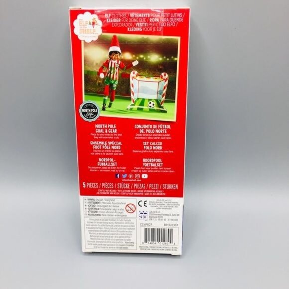 The Elf on the Shelf North Pole Goal & Gear Soccer Outfit - Picture 3 of 4